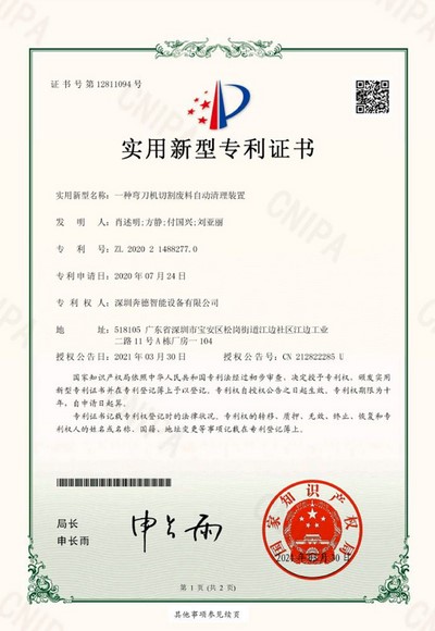 Patent Certificates